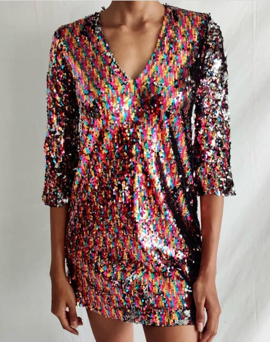 Sequin Mini Dress