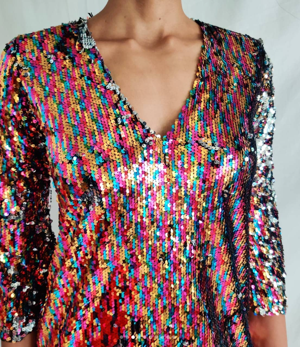 Sequin Mini Dress