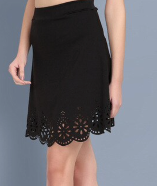 Black A line Skirt